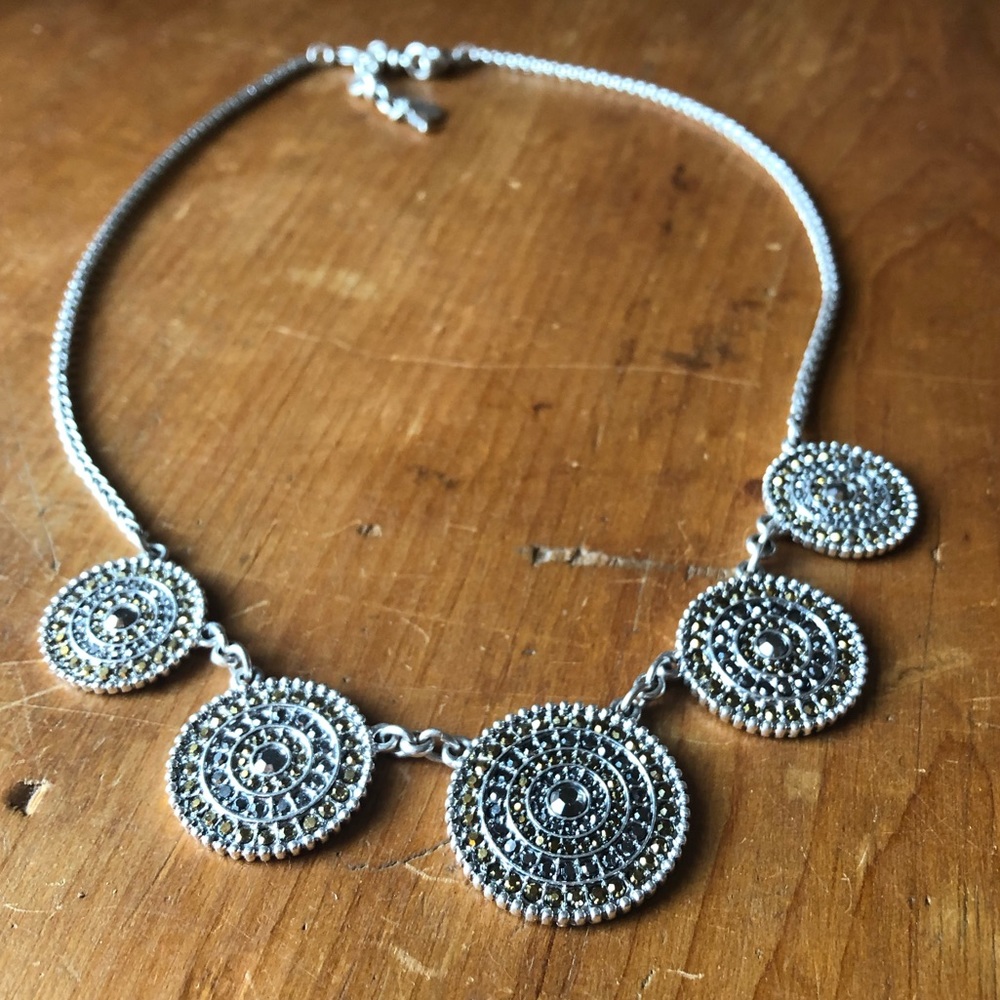 Lucky Brand Silver Statement Necklace